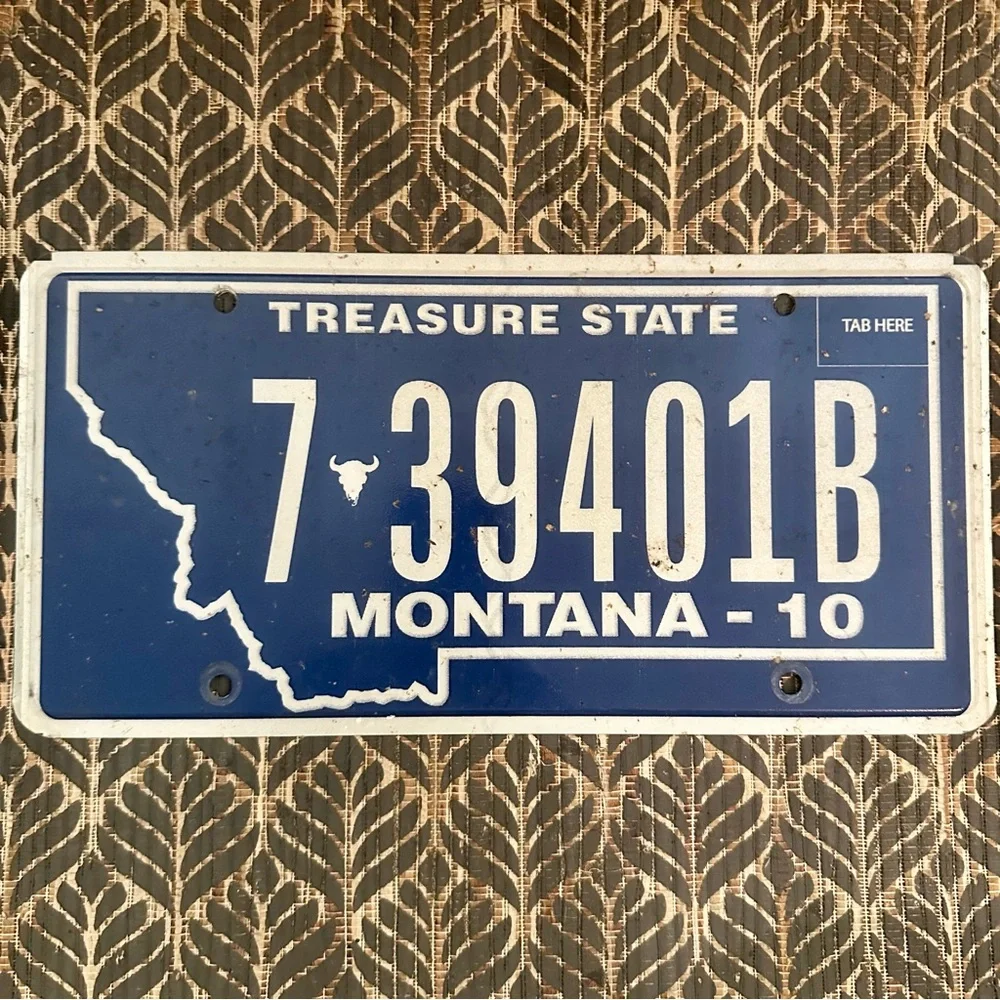 Montana Treasure State License Plate